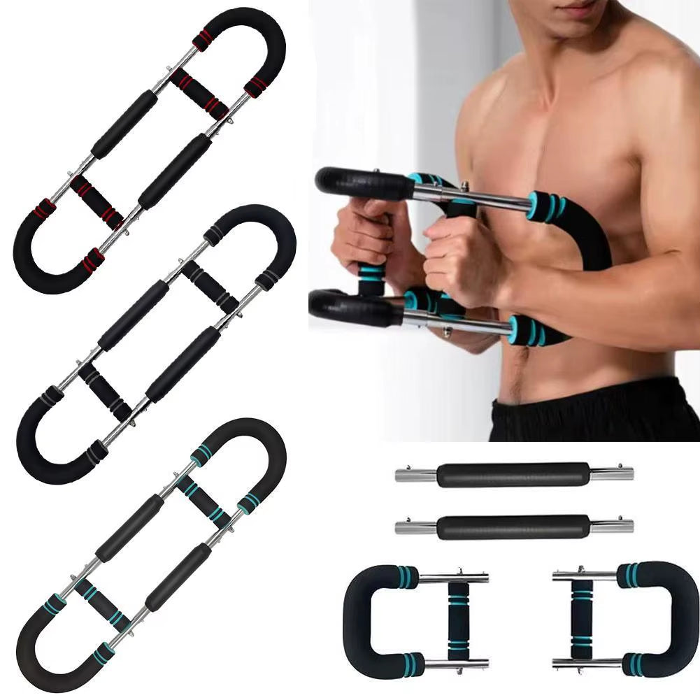 Powerflex™ Adjustable Arm Strength Trainer – Unleash Full-Body Force Indoors