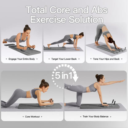 Foldable AB, Pilates Reformer Exercise Board